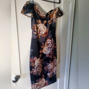 FLORAL Pencil Dress - Large